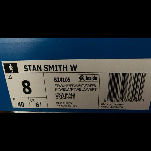 NIB Stan Smith Tennis Shoes Sneakers - Picture 3 of 4